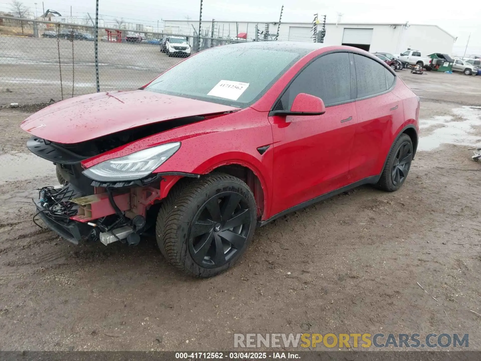 2 Photograph of a damaged car 5YJYGDEE3MF204941 TESLA MODEL Y 2021
