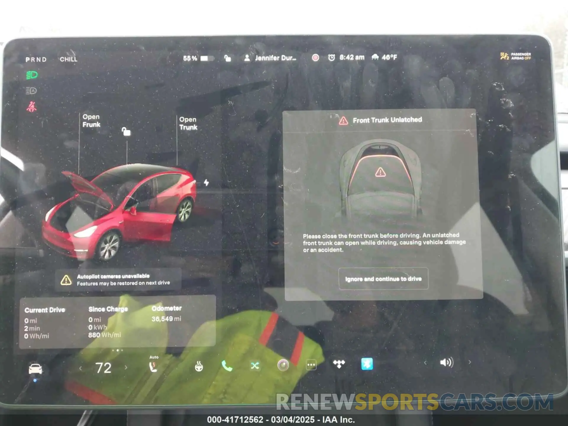 7 Photograph of a damaged car 5YJYGDEE3MF204941 TESLA MODEL Y 2021