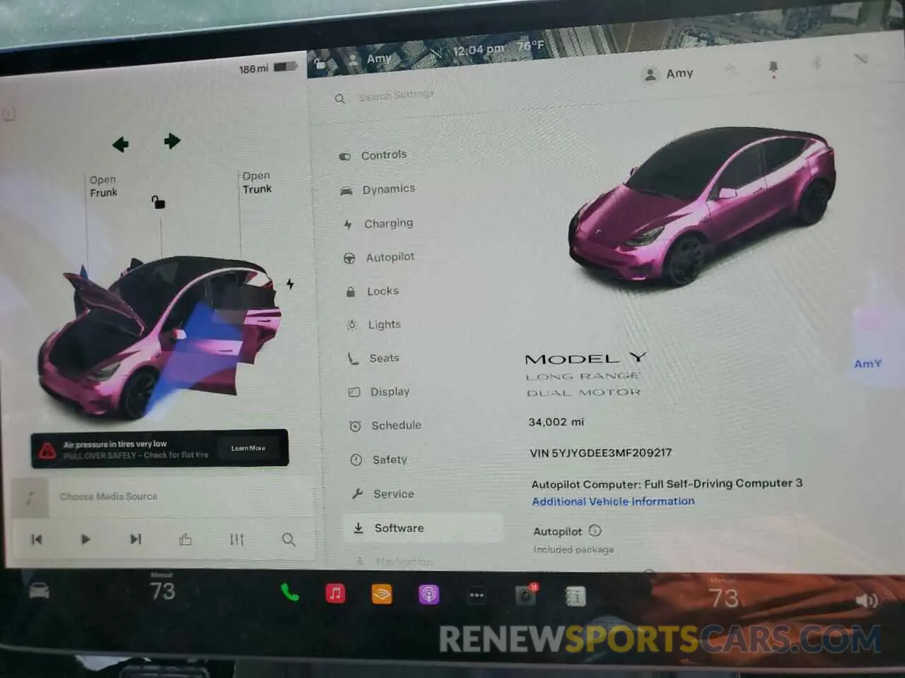 9 Photograph of a damaged car 5YJYGDEE3MF209217 TESLA MODEL Y 2021