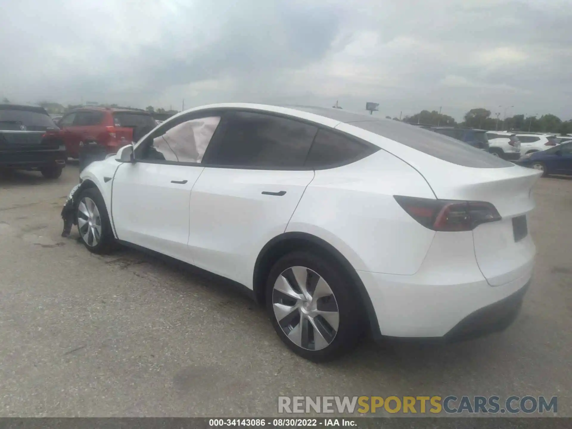 3 Photograph of a damaged car 5YJYGDEE3MF212876 TESLA MODEL Y 2021