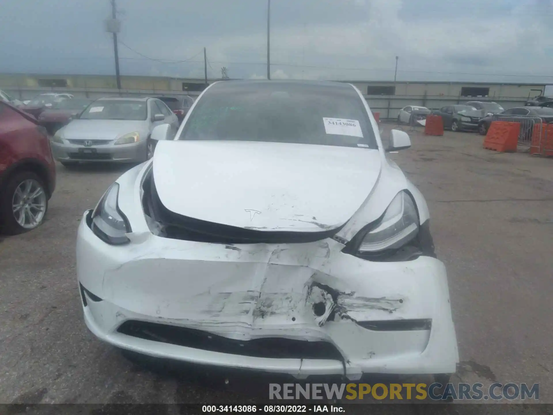 6 Photograph of a damaged car 5YJYGDEE3MF212876 TESLA MODEL Y 2021