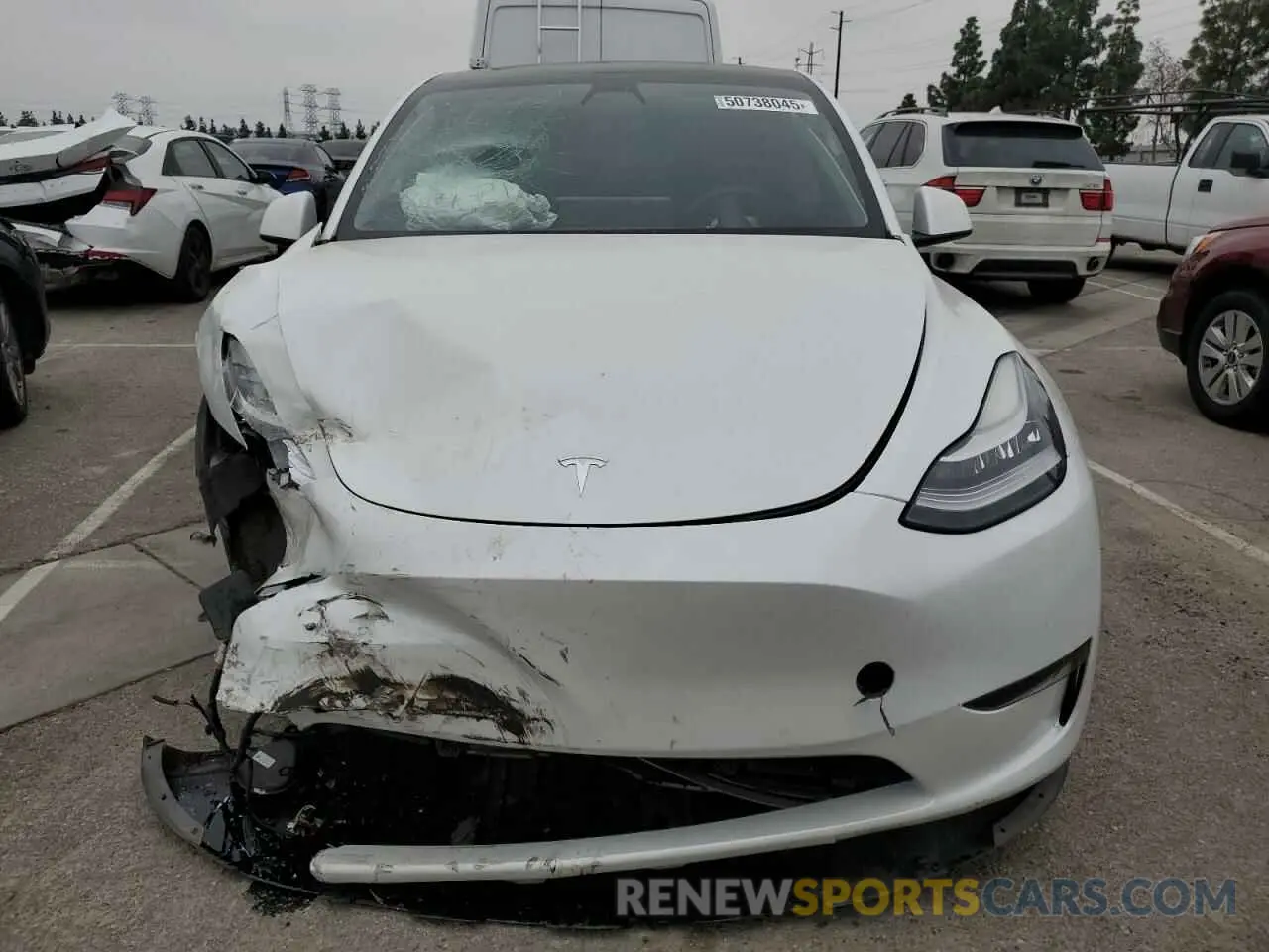 5 Photograph of a damaged car 5YJYGDEE3MF214823 TESLA MODEL Y 2021