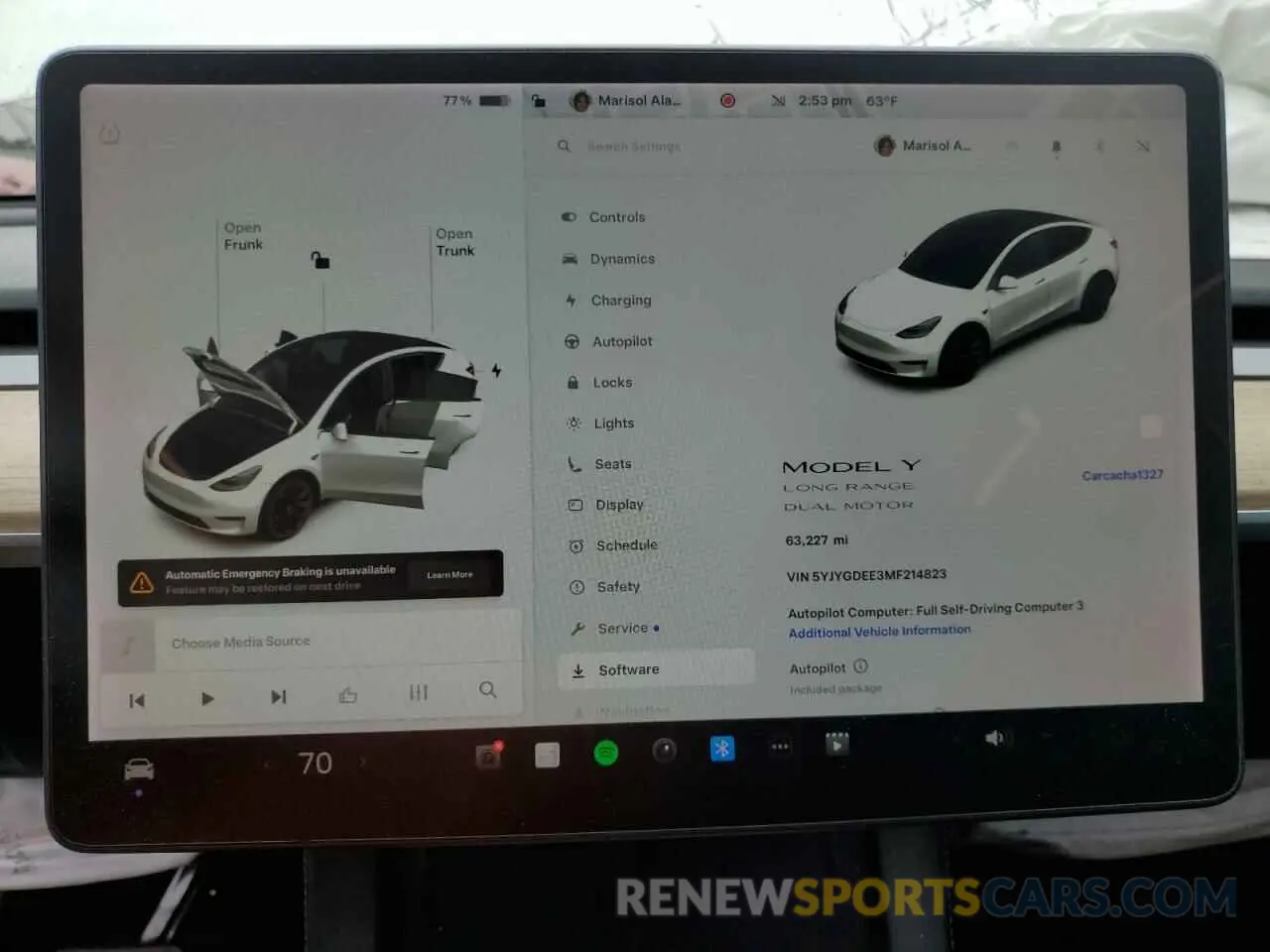 9 Photograph of a damaged car 5YJYGDEE3MF214823 TESLA MODEL Y 2021