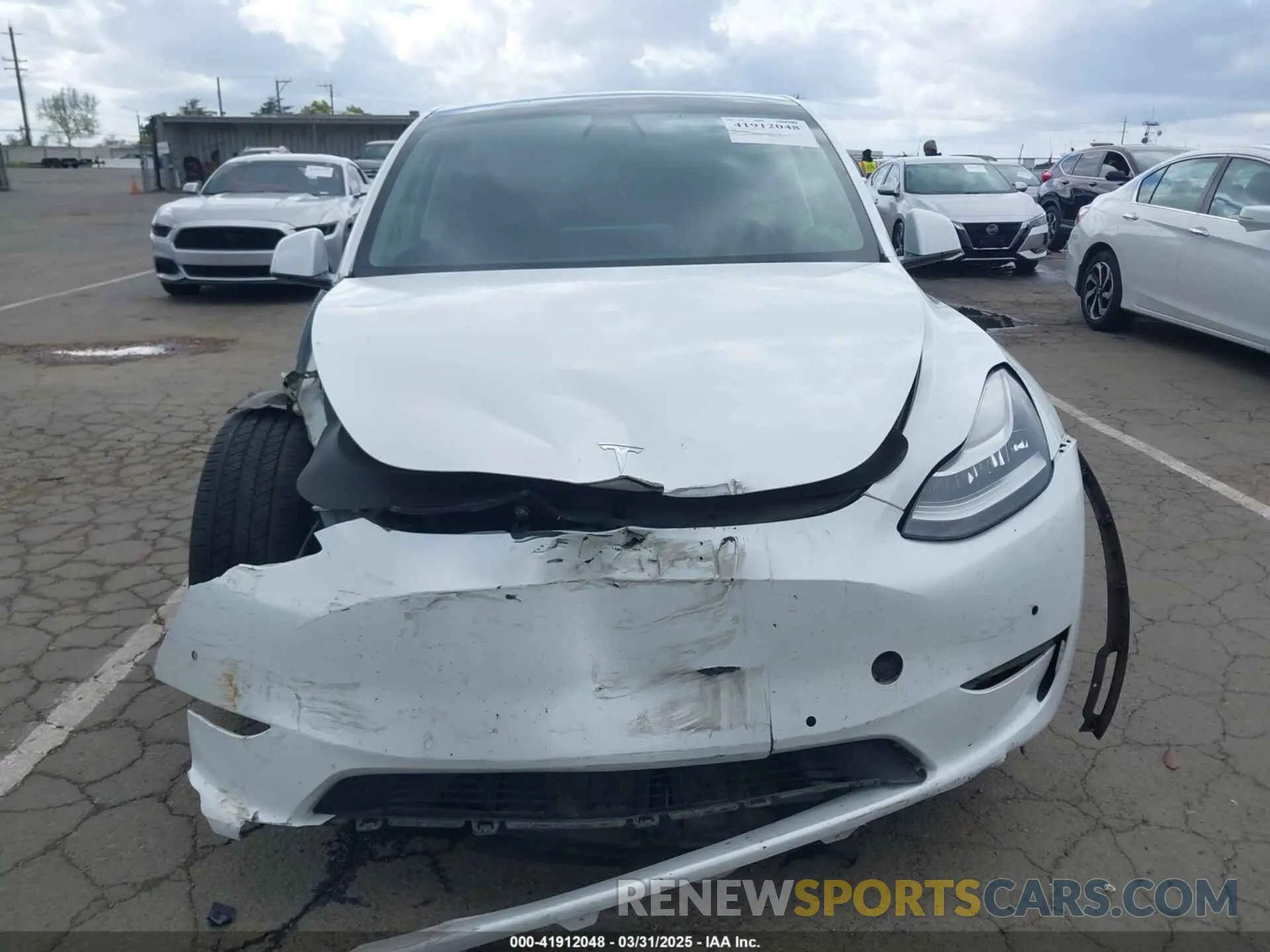 12 Photograph of a damaged car 5YJYGDEE3MF214952 TESLA MODEL Y 2021