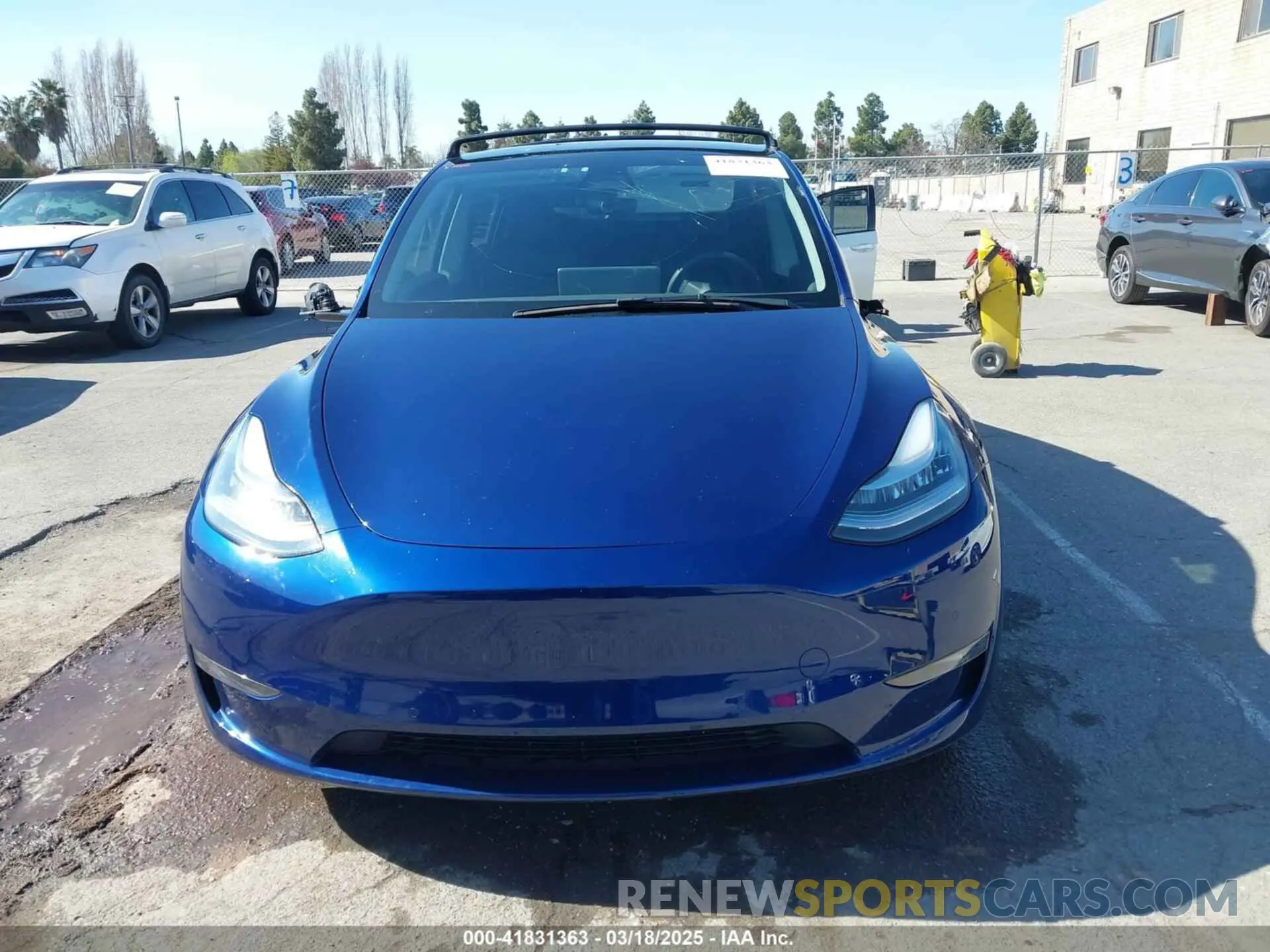 12 Photograph of a damaged car 5YJYGDEE3MF218743 TESLA MODEL Y 2021