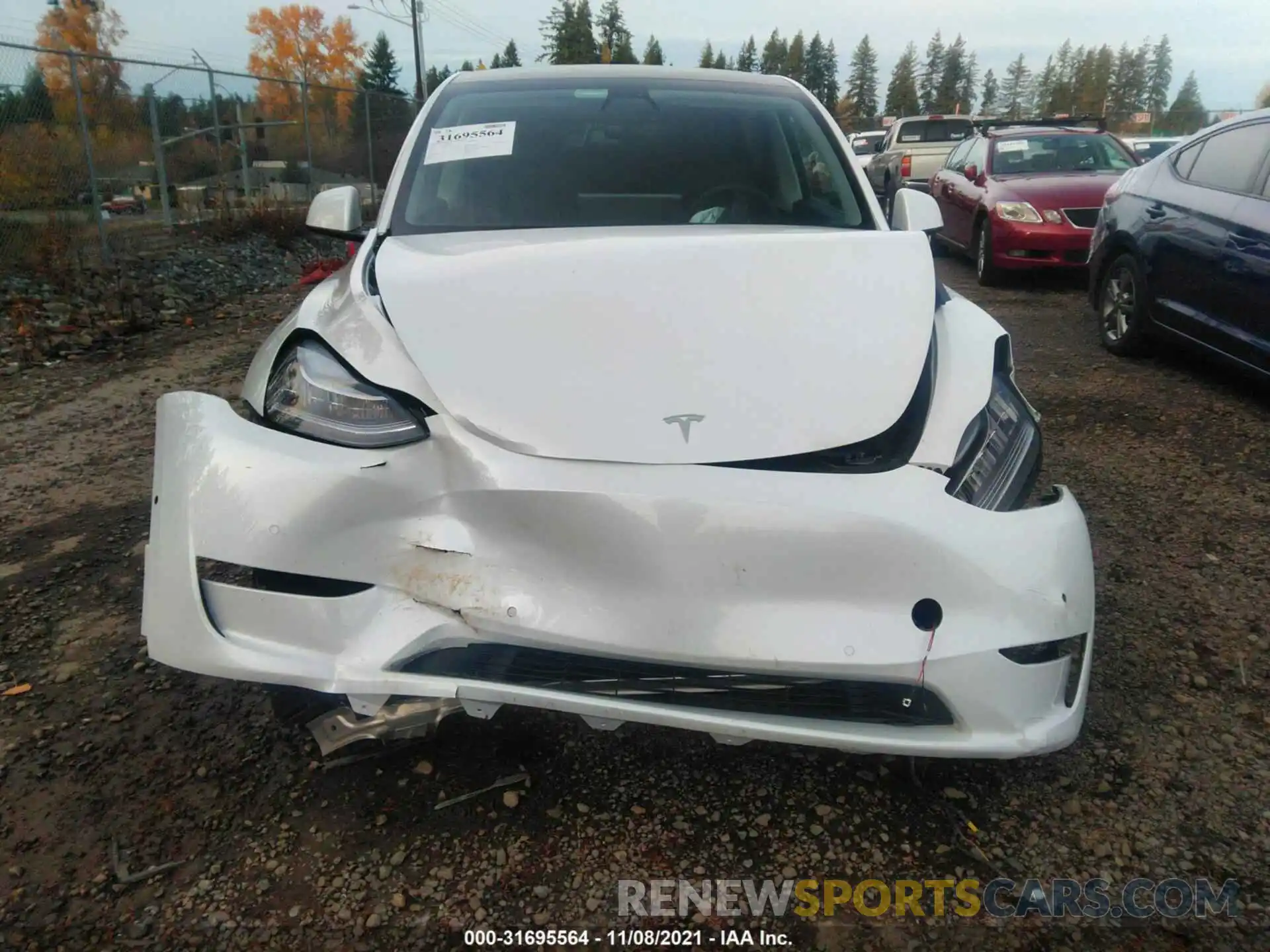 6 Photograph of a damaged car 5YJYGDEE3MF229452 TESLA MODEL Y 2021