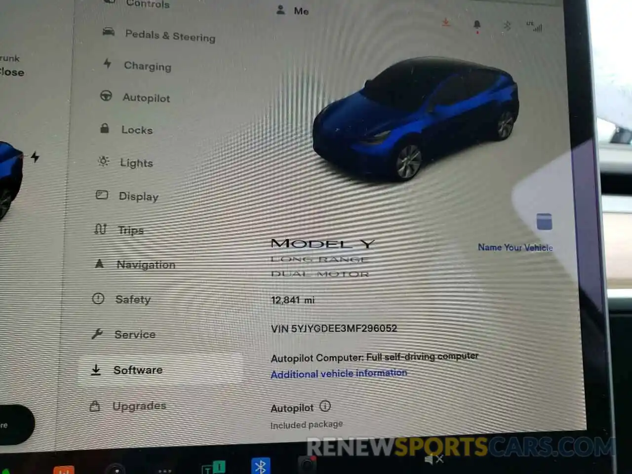 9 Photograph of a damaged car 5YJYGDEE3MF296052 TESLA MODEL Y 2021