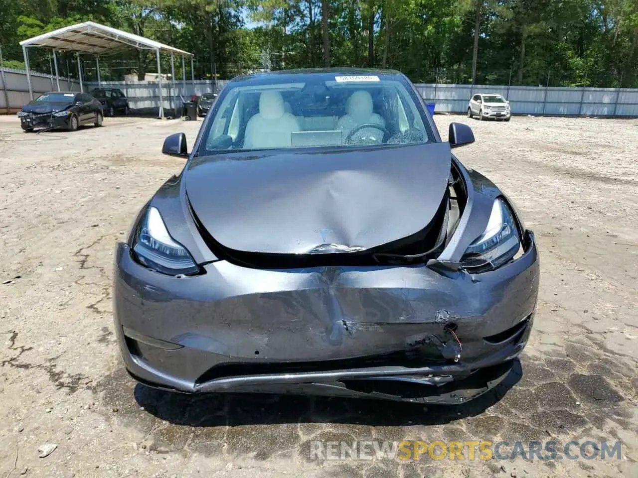5 Photograph of a damaged car 5YJYGDEE4MF067475 TESLA MODEL Y 2021