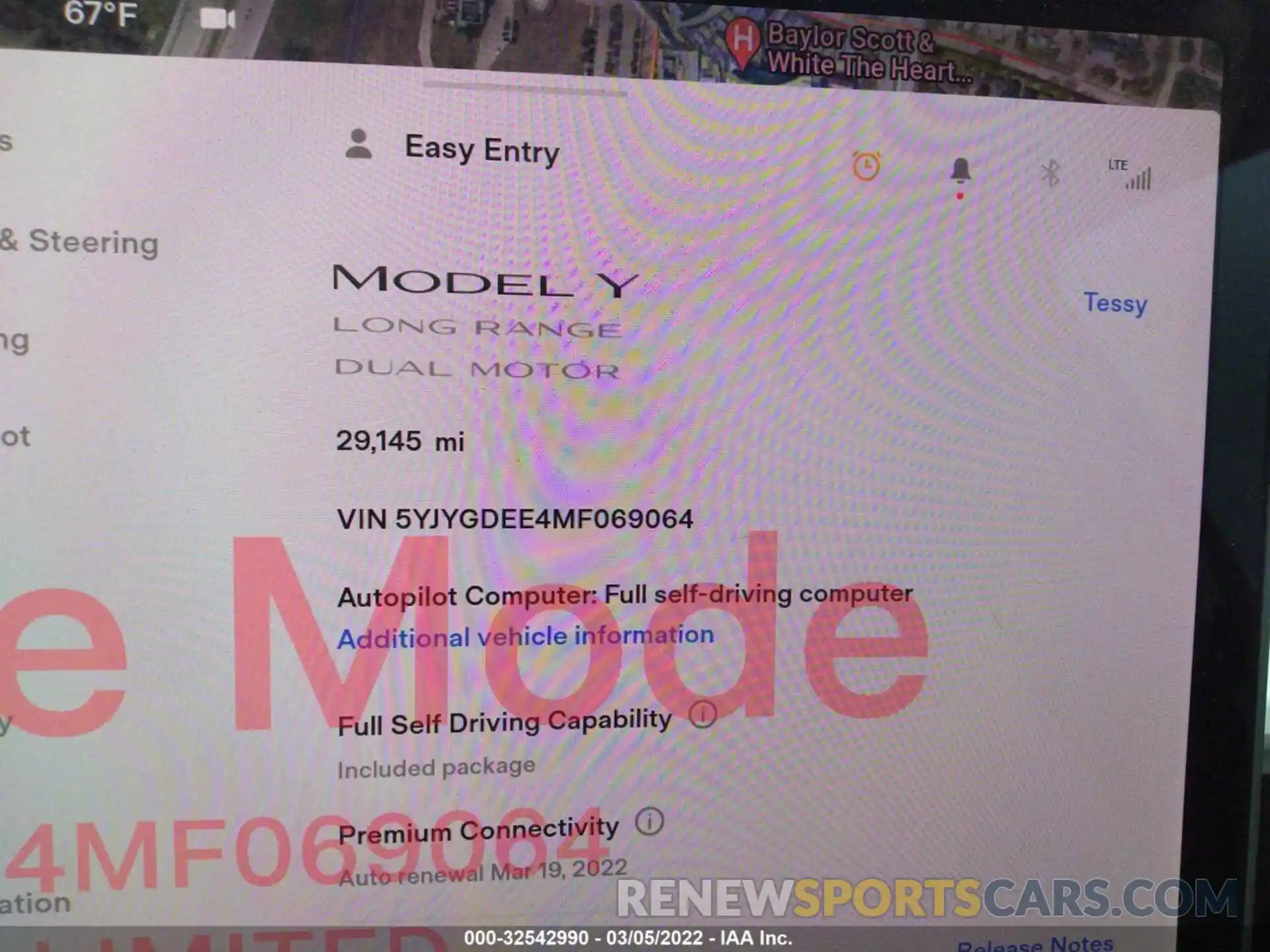 7 Photograph of a damaged car 5YJYGDEE4MF069064 TESLA MODEL Y 2021