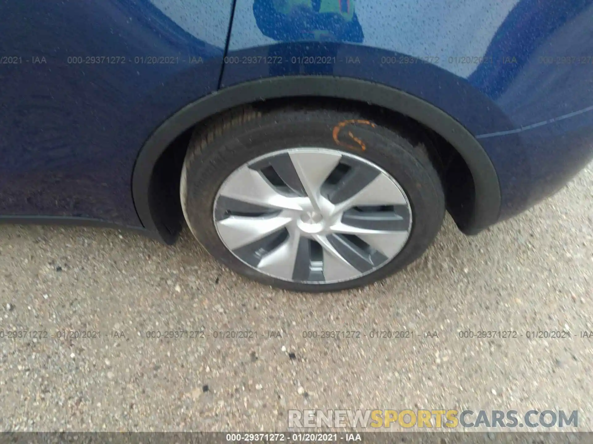 12 Photograph of a damaged car 5YJYGDEE4MF069100 TESLA MODEL Y 2021