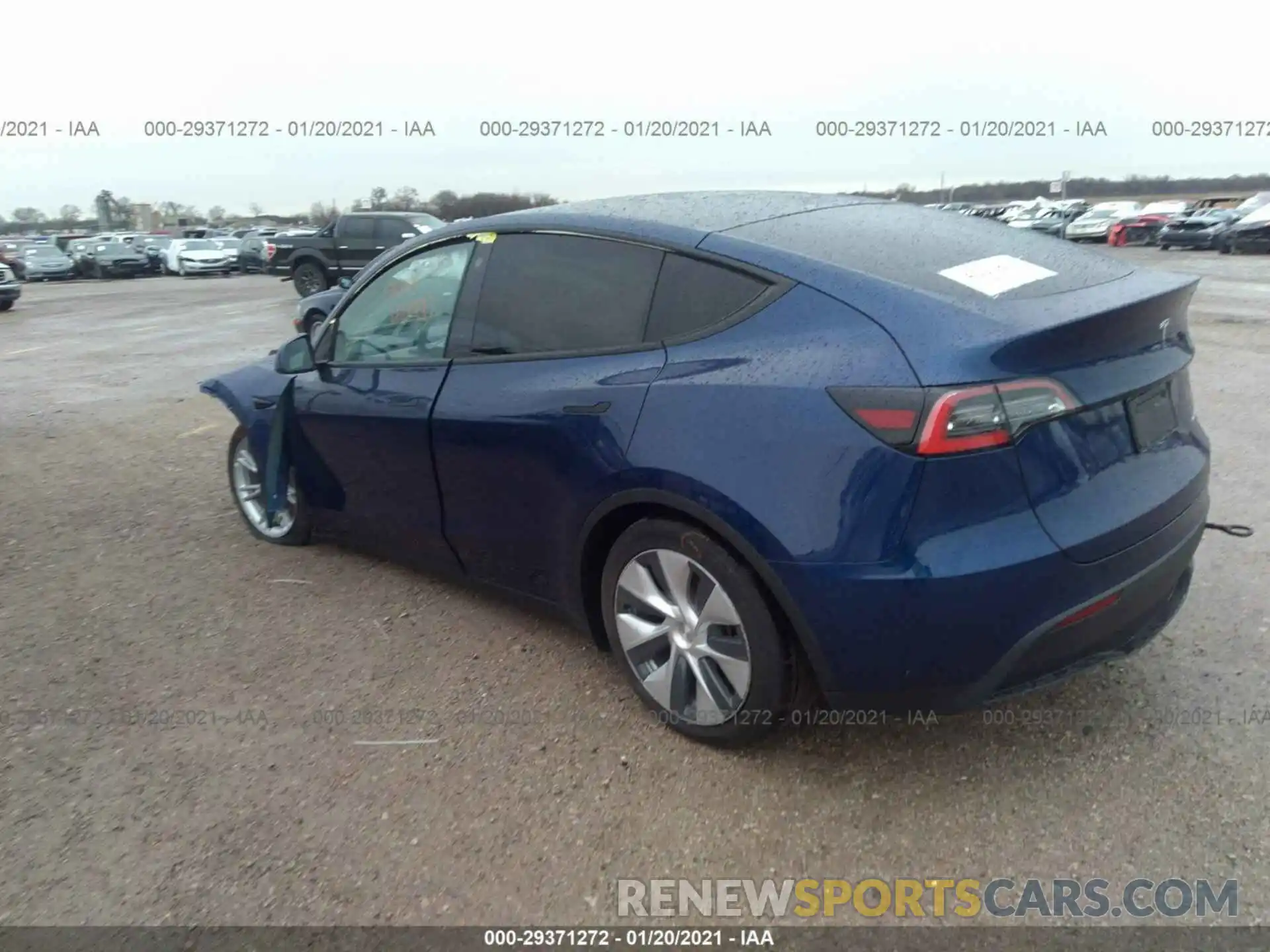 3 Photograph of a damaged car 5YJYGDEE4MF069100 TESLA MODEL Y 2021