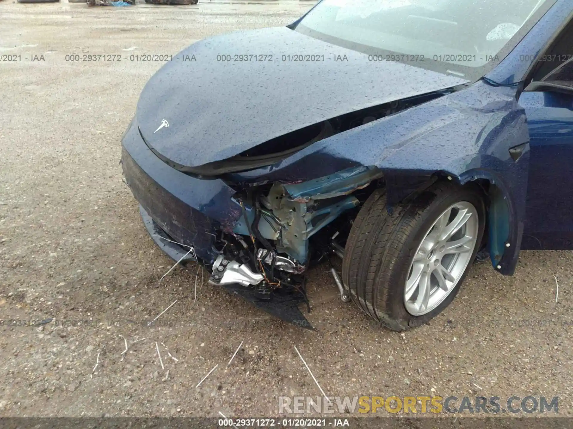 6 Photograph of a damaged car 5YJYGDEE4MF069100 TESLA MODEL Y 2021