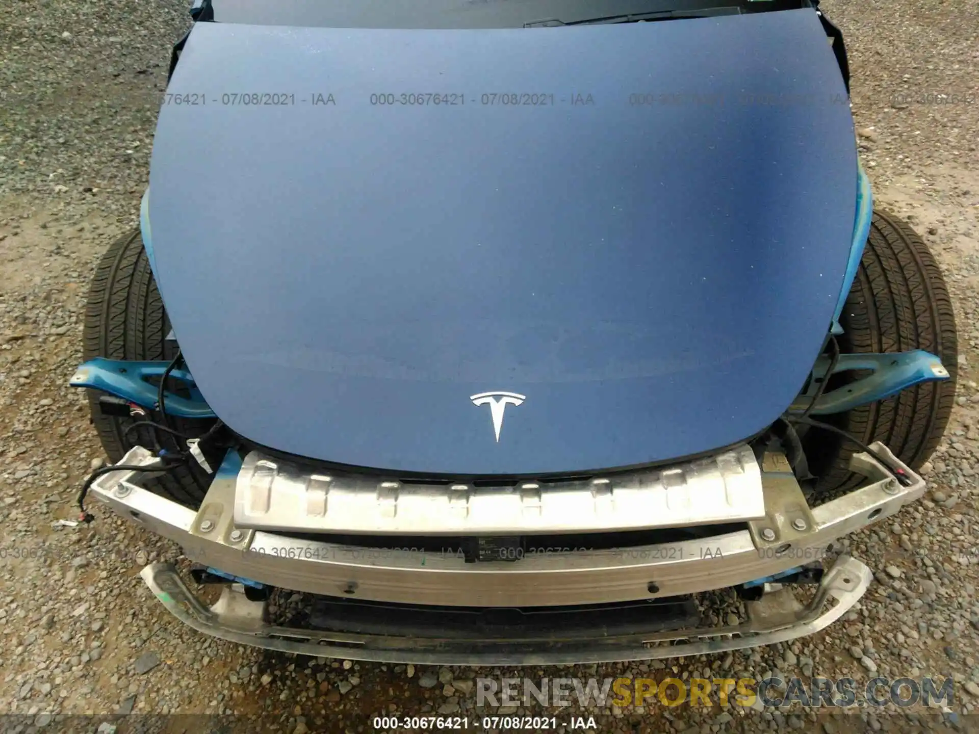 10 Photograph of a damaged car 5YJYGDEE4MF074829 TESLA MODEL Y 2021