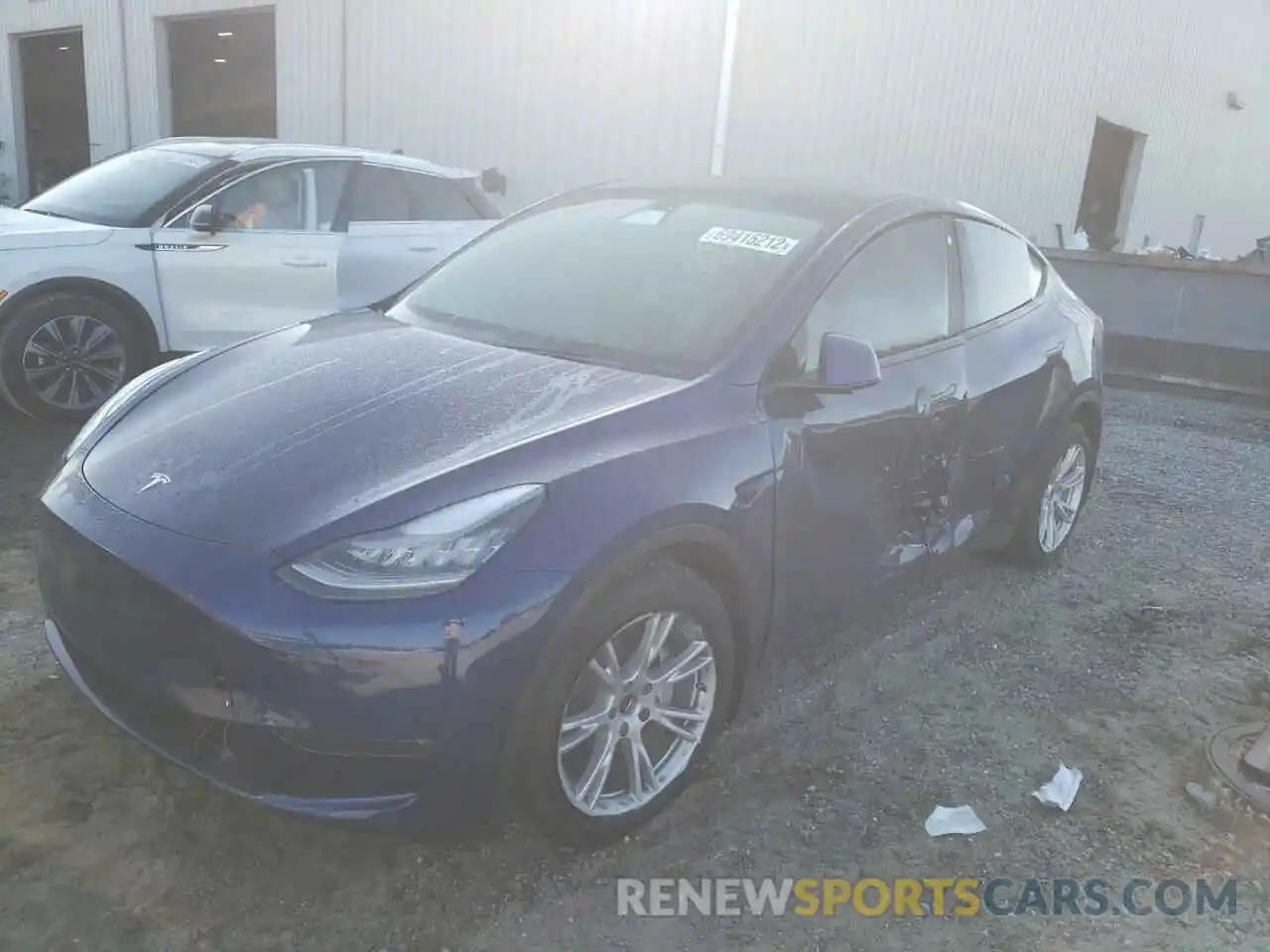 1 Photograph of a damaged car 5YJYGDEE4MF075219 TESLA MODEL Y 2021