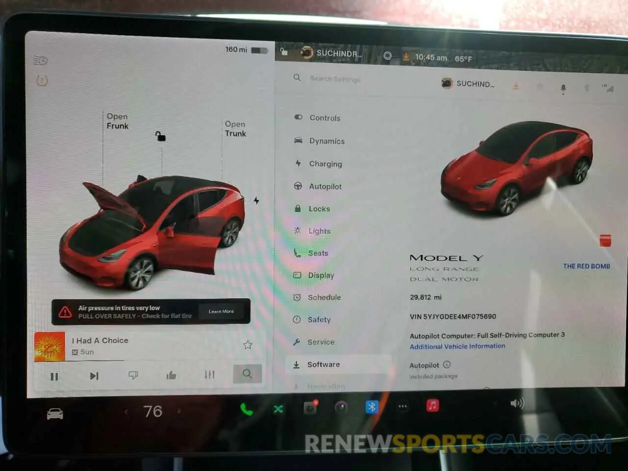 9 Photograph of a damaged car 5YJYGDEE4MF075690 TESLA MODEL Y 2021