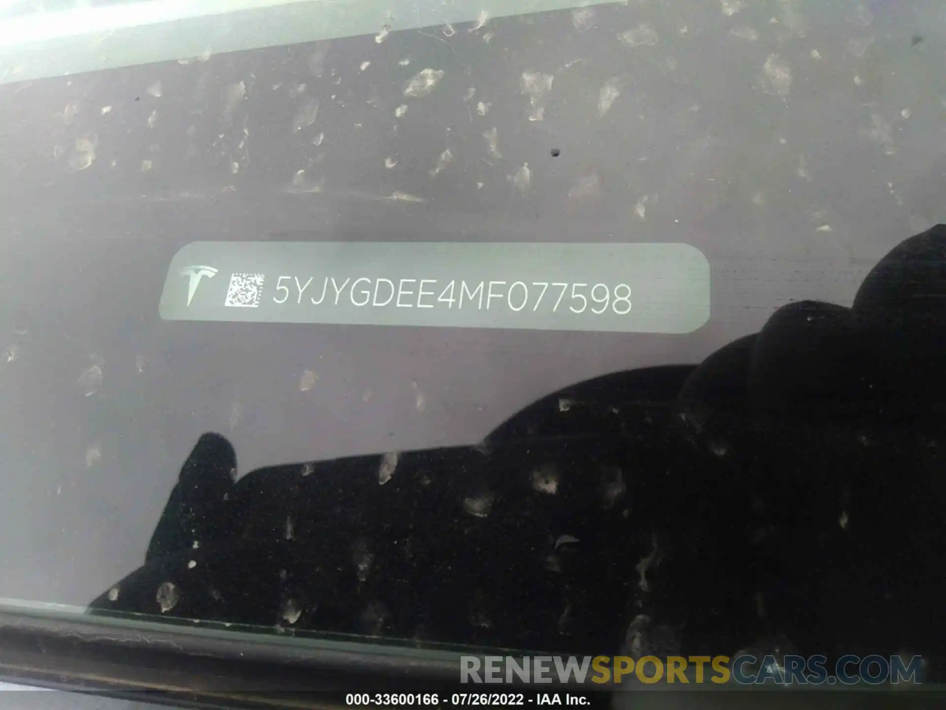 9 Photograph of a damaged car 5YJYGDEE4MF077598 TESLA MODEL Y 2021