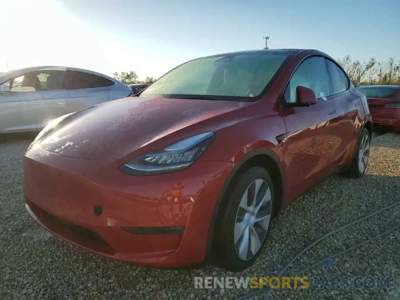 2 Photograph of a damaged car 5YJYGDEE4MF088763 TESLA MODEL Y 2021