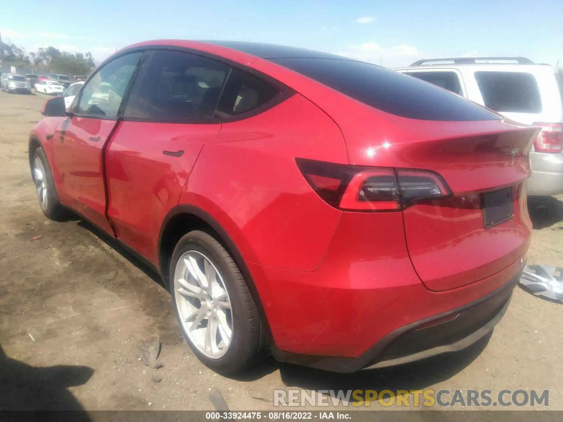 3 Photograph of a damaged car 5YJYGDEE4MF089430 TESLA MODEL Y 2021