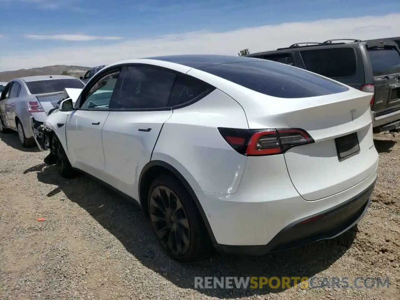 3 Photograph of a damaged car 5YJYGDEE4MF090660 TESLA MODEL Y 2021