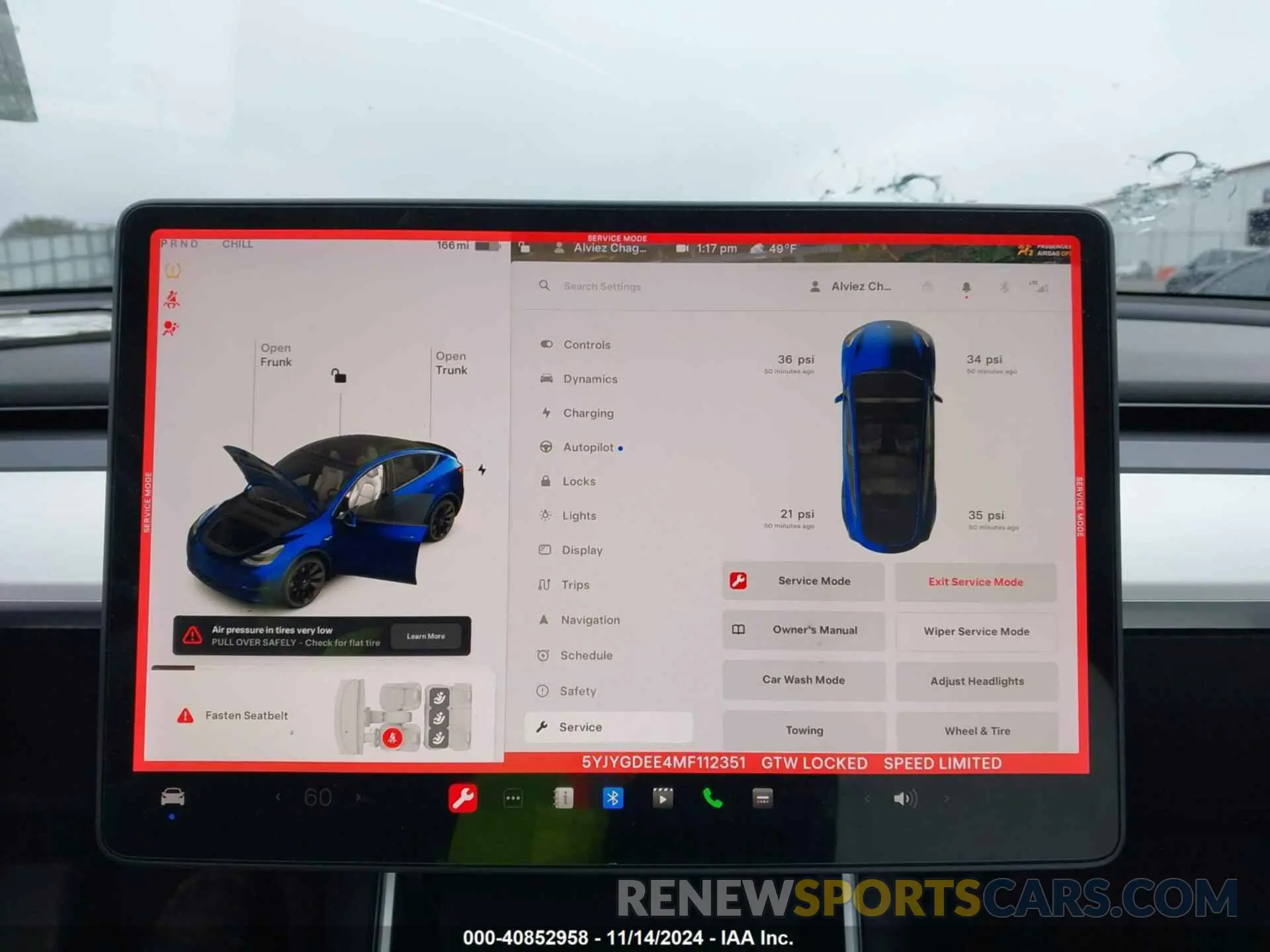 18 Photograph of a damaged car 5YJYGDEE4MF112351 TESLA MODEL Y 2021