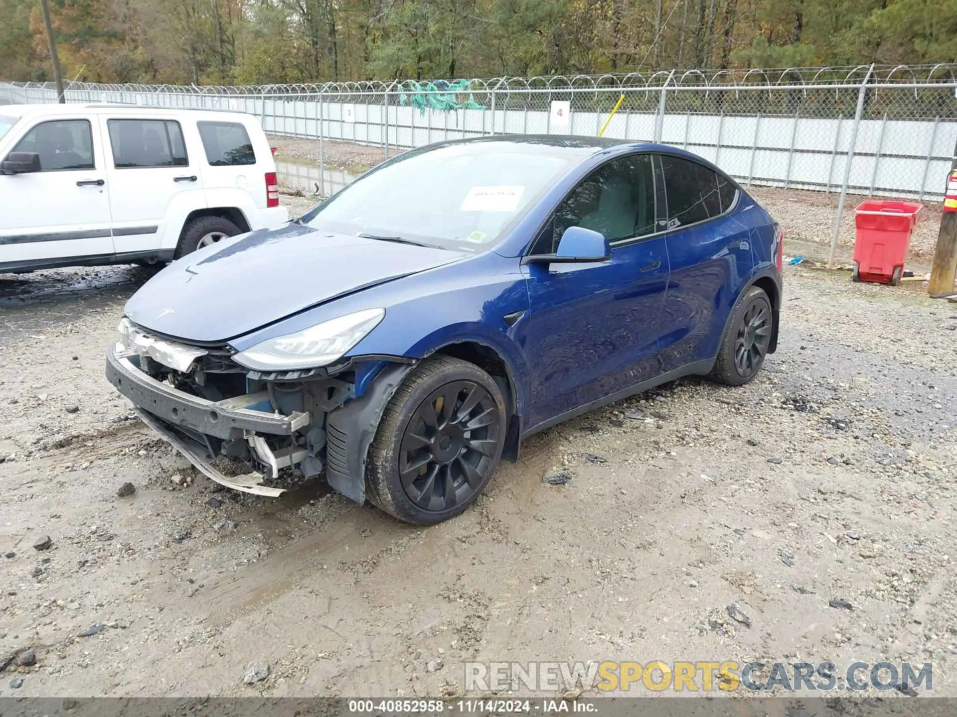 2 Photograph of a damaged car 5YJYGDEE4MF112351 TESLA MODEL Y 2021
