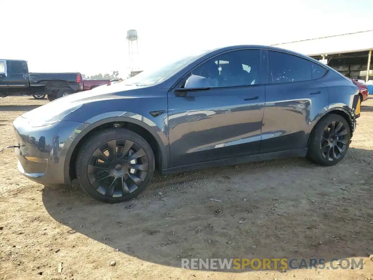 1 Photograph of a damaged car 5YJYGDEE4MF152865 TESLA MODEL Y 2021