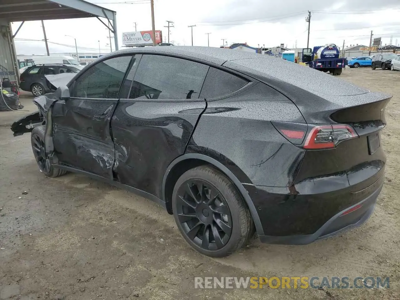2 Photograph of a damaged car 5YJYGDEE4MF159217 TESLA MODEL Y 2021