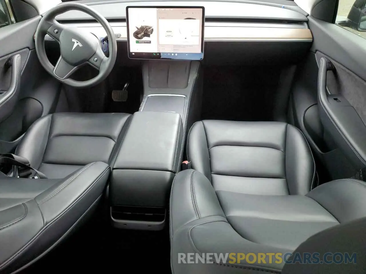 8 Photograph of a damaged car 5YJYGDEE4MF159217 TESLA MODEL Y 2021