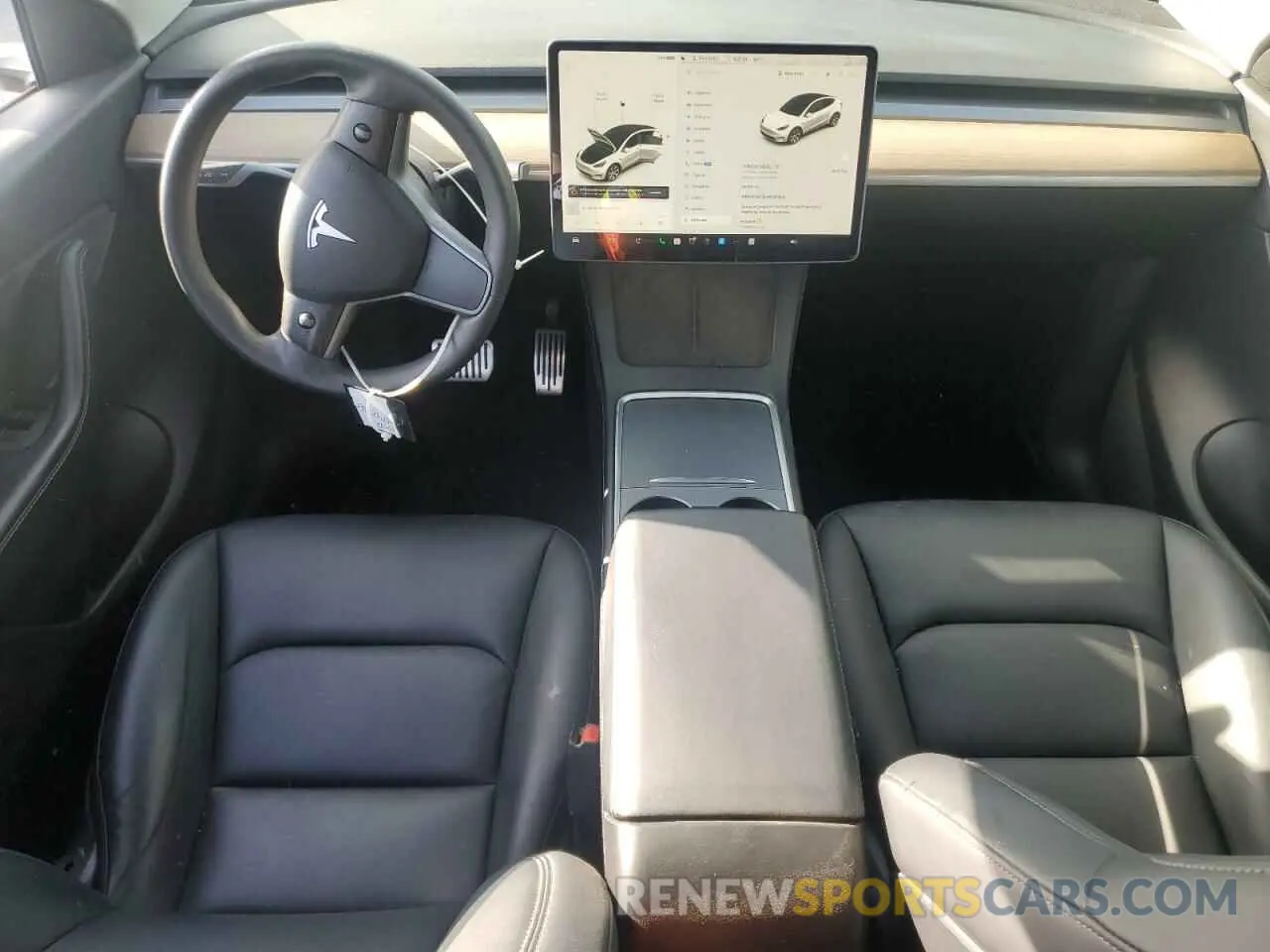 8 Photograph of a damaged car 5YJYGDEE4MF204219 TESLA MODEL Y 2021