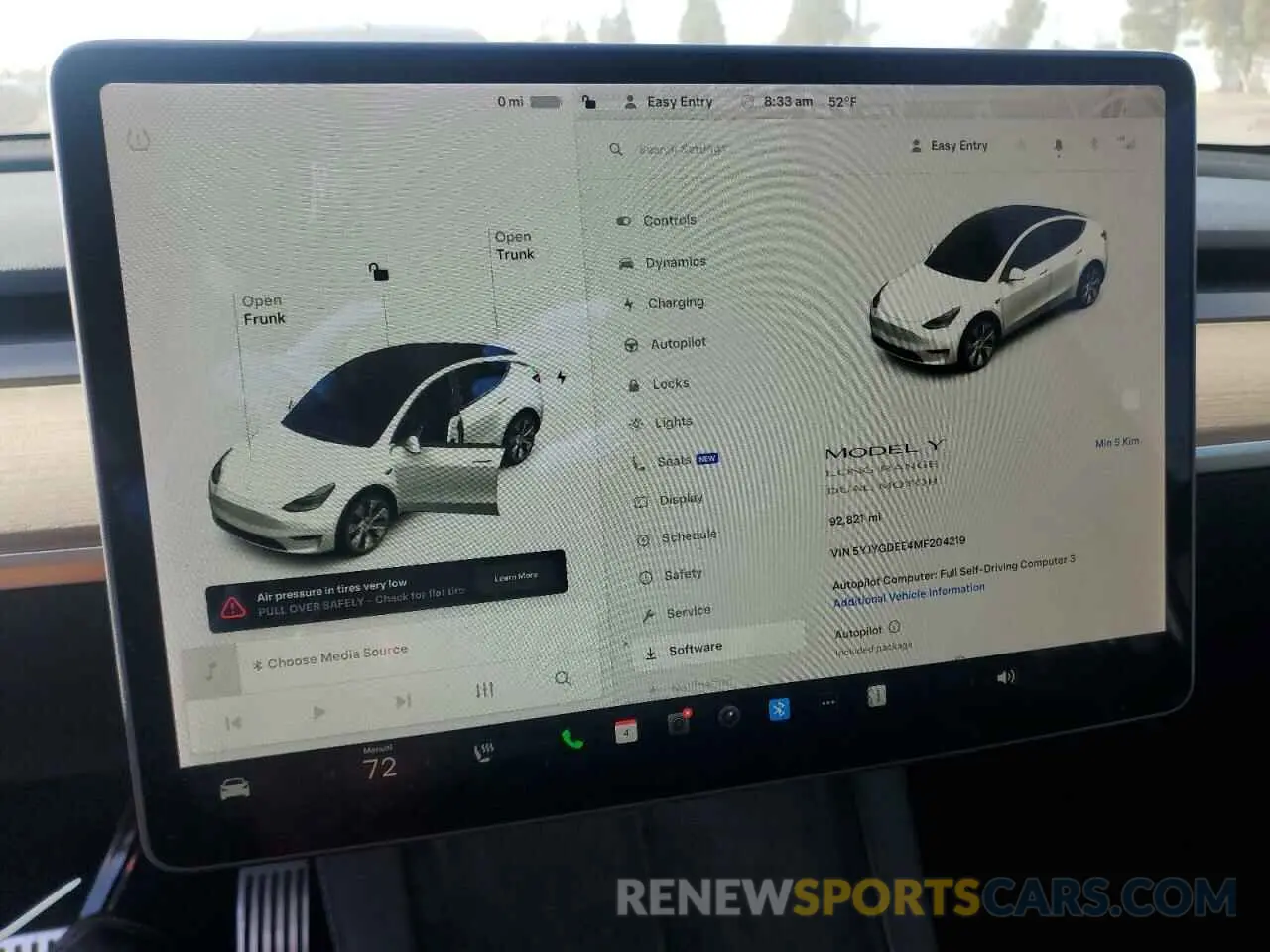 9 Photograph of a damaged car 5YJYGDEE4MF204219 TESLA MODEL Y 2021