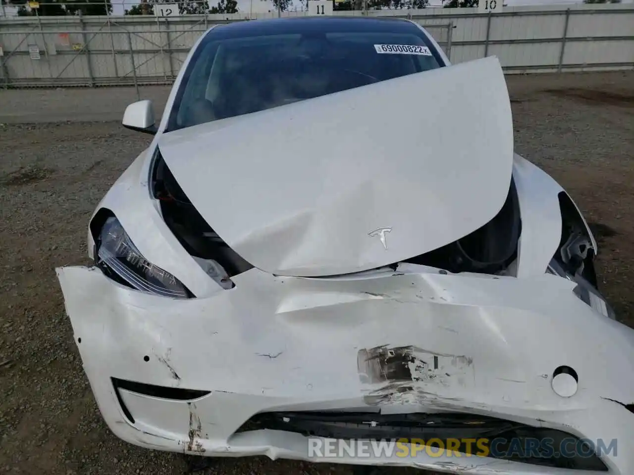 12 Photograph of a damaged car 5YJYGDEE4MF229265 TESLA MODEL Y 2021