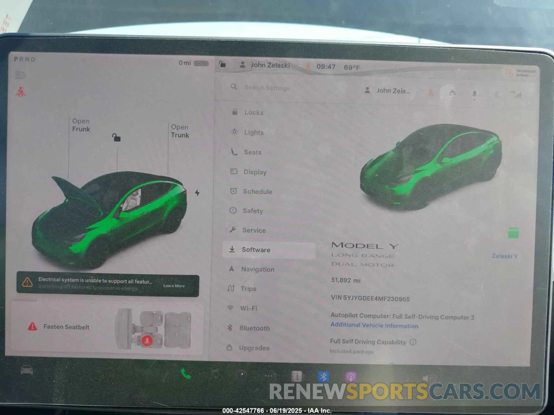 7 Photograph of a damaged car 5YJYGDEE4MF230965 TESLA MODEL Y 2021