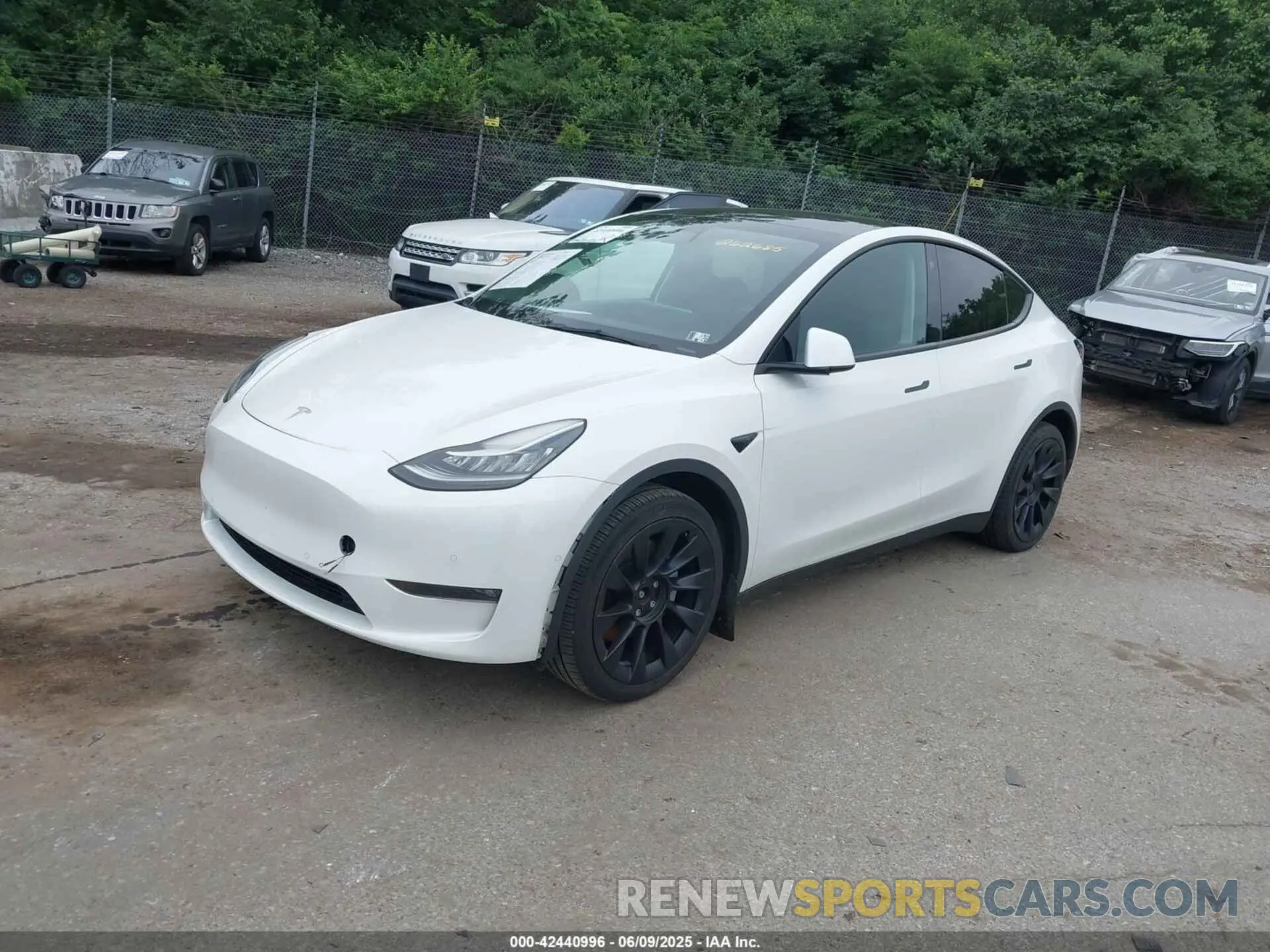 2 Photograph of a damaged car 5YJYGDEE4MF262685 TESLA MODEL Y 2021