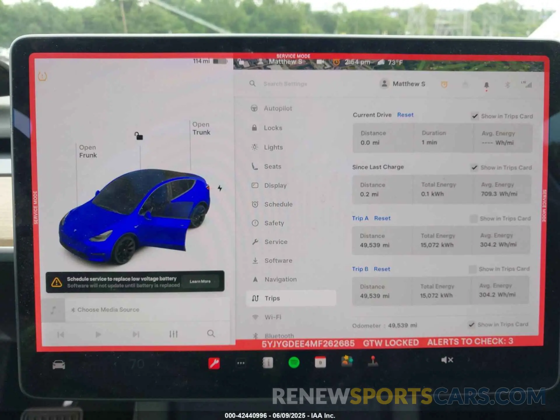7 Photograph of a damaged car 5YJYGDEE4MF262685 TESLA MODEL Y 2021