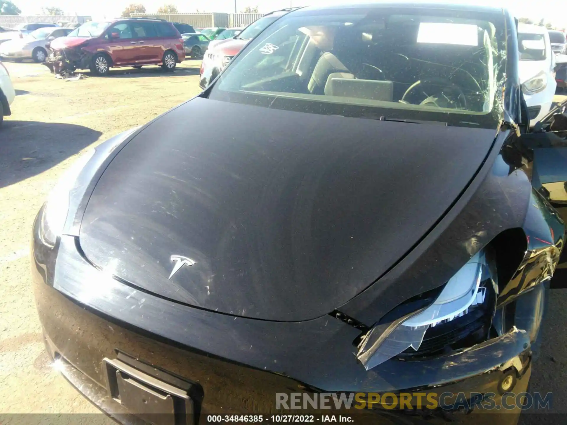 10 Photograph of a damaged car 5YJYGDEE4MF276229 TESLA MODEL Y 2021