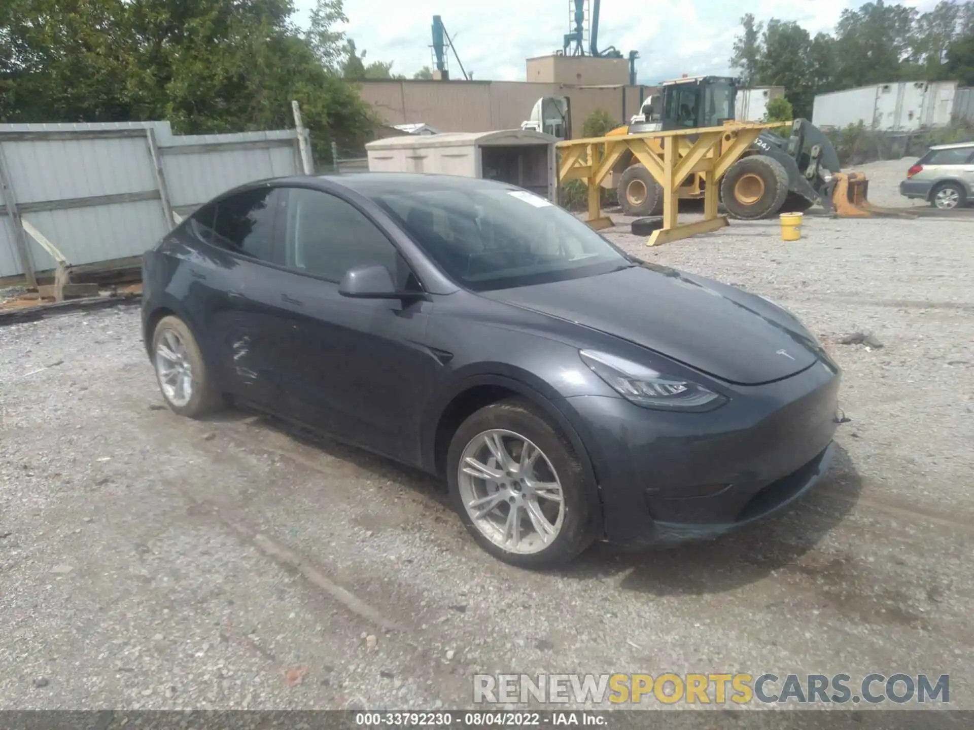 1 Photograph of a damaged car 5YJYGDEE4MF279342 TESLA MODEL Y 2021