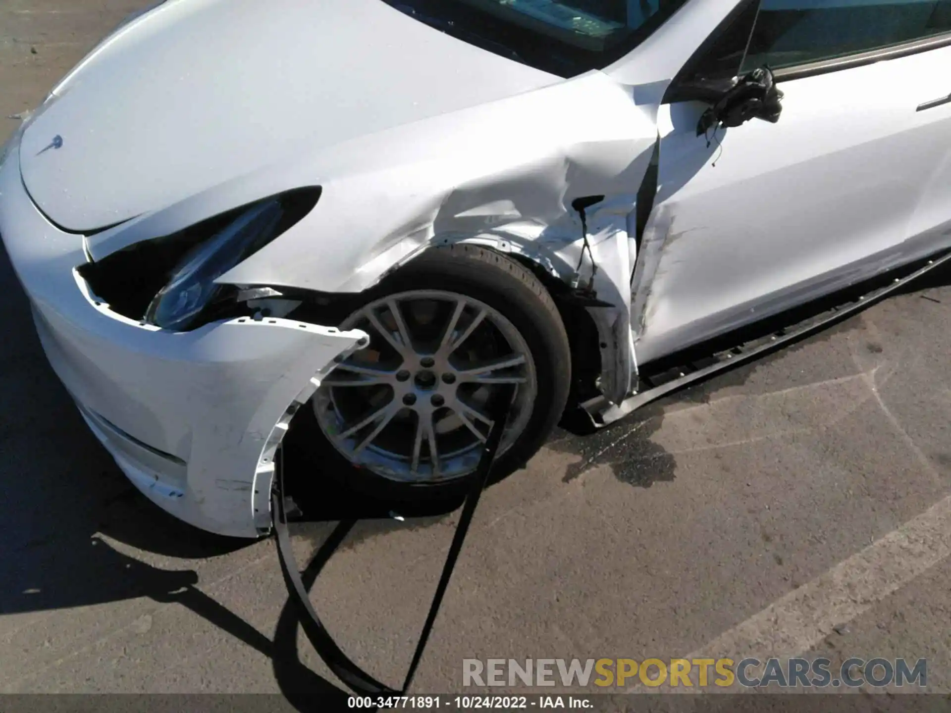 6 Photograph of a damaged car 5YJYGDEE4MF281771 TESLA MODEL Y 2021