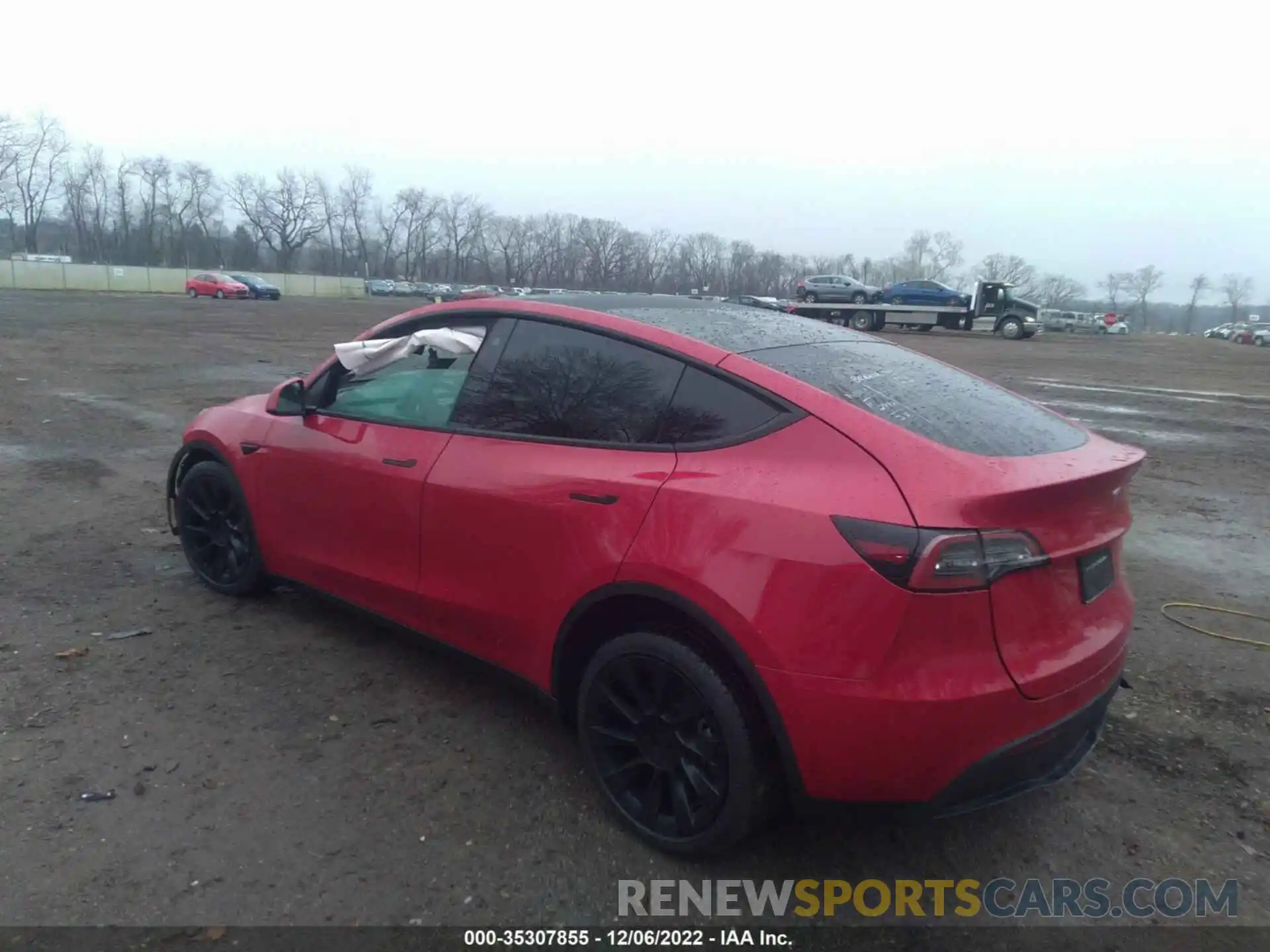 3 Photograph of a damaged car 5YJYGDEE4MF287134 TESLA MODEL Y 2021