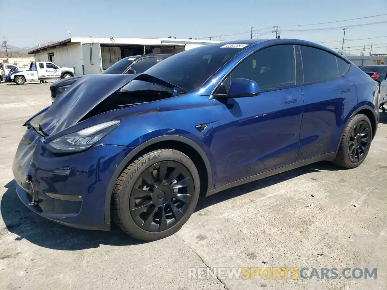 1 Photograph of a damaged car 5YJYGDEE4MF288431 TESLA MODEL Y 2021