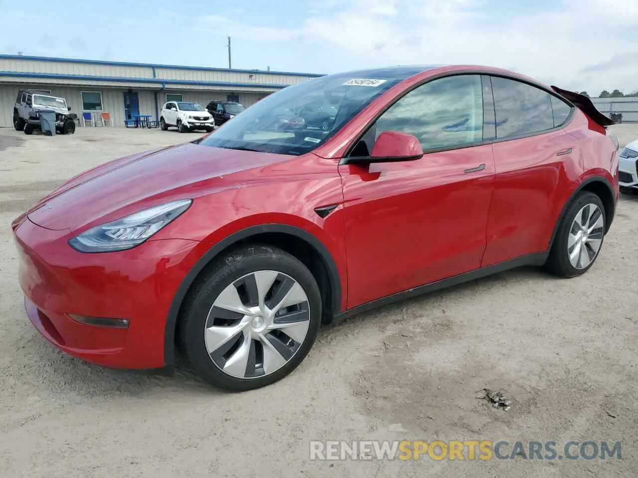 1 Photograph of a damaged car 5YJYGDEE4MF297663 TESLA MODEL Y 2021
