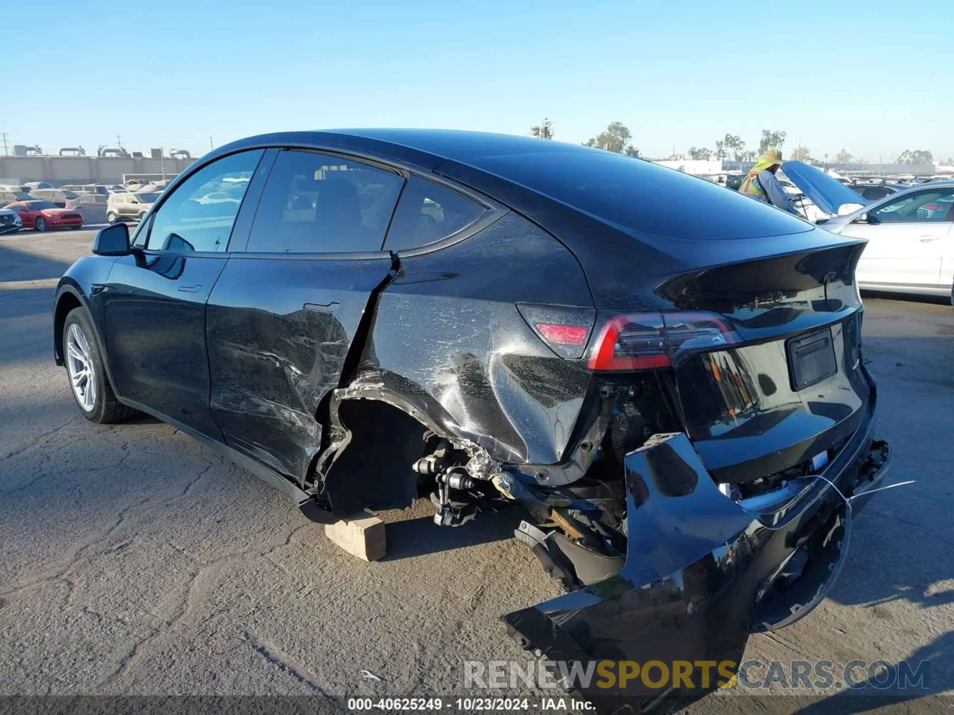3 Photograph of a damaged car 5YJYGDEE4MF299459 TESLA MODEL Y 2021