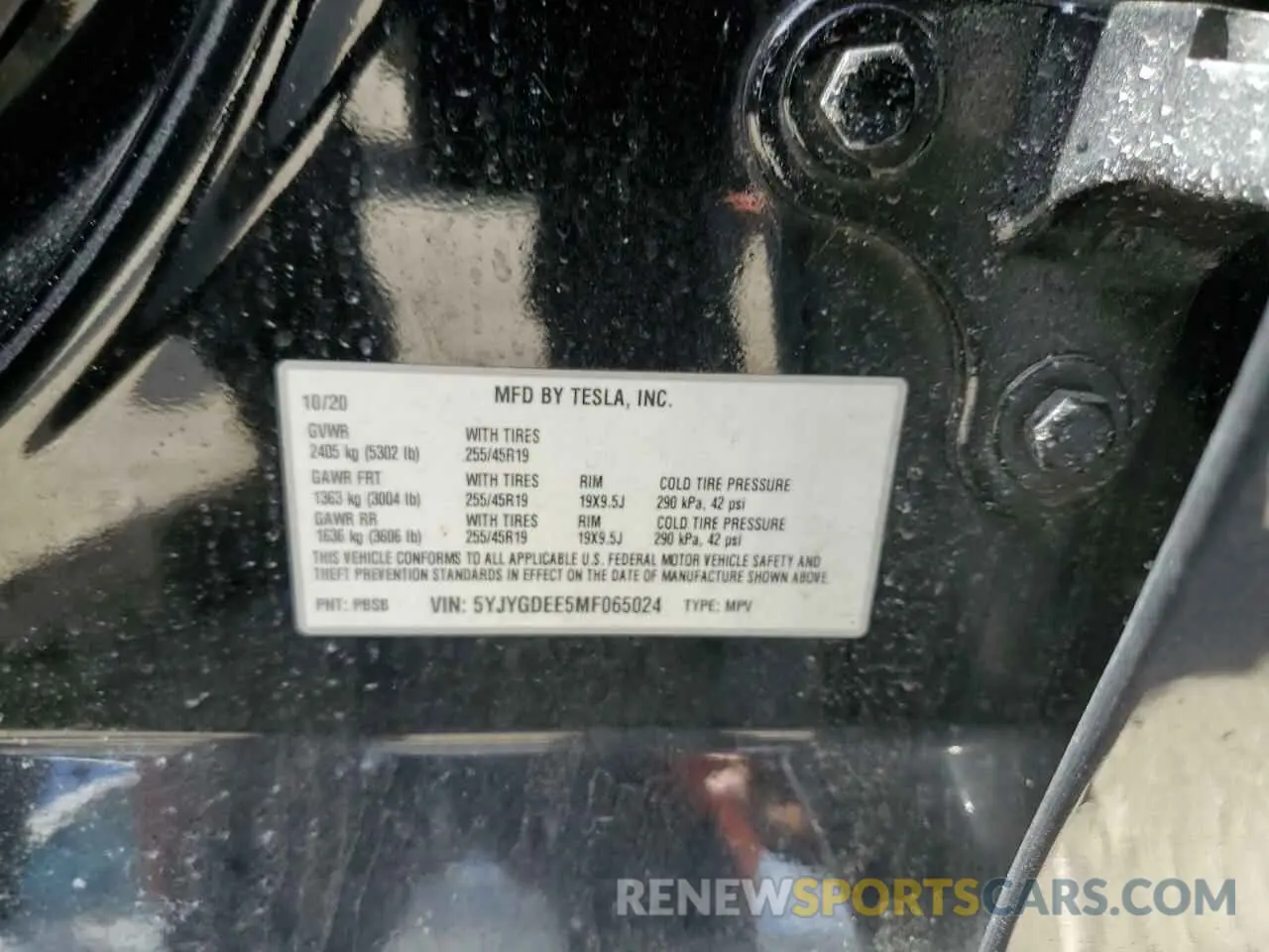 13 Photograph of a damaged car 5YJYGDEE5MF065024 TESLA MODEL Y 2021