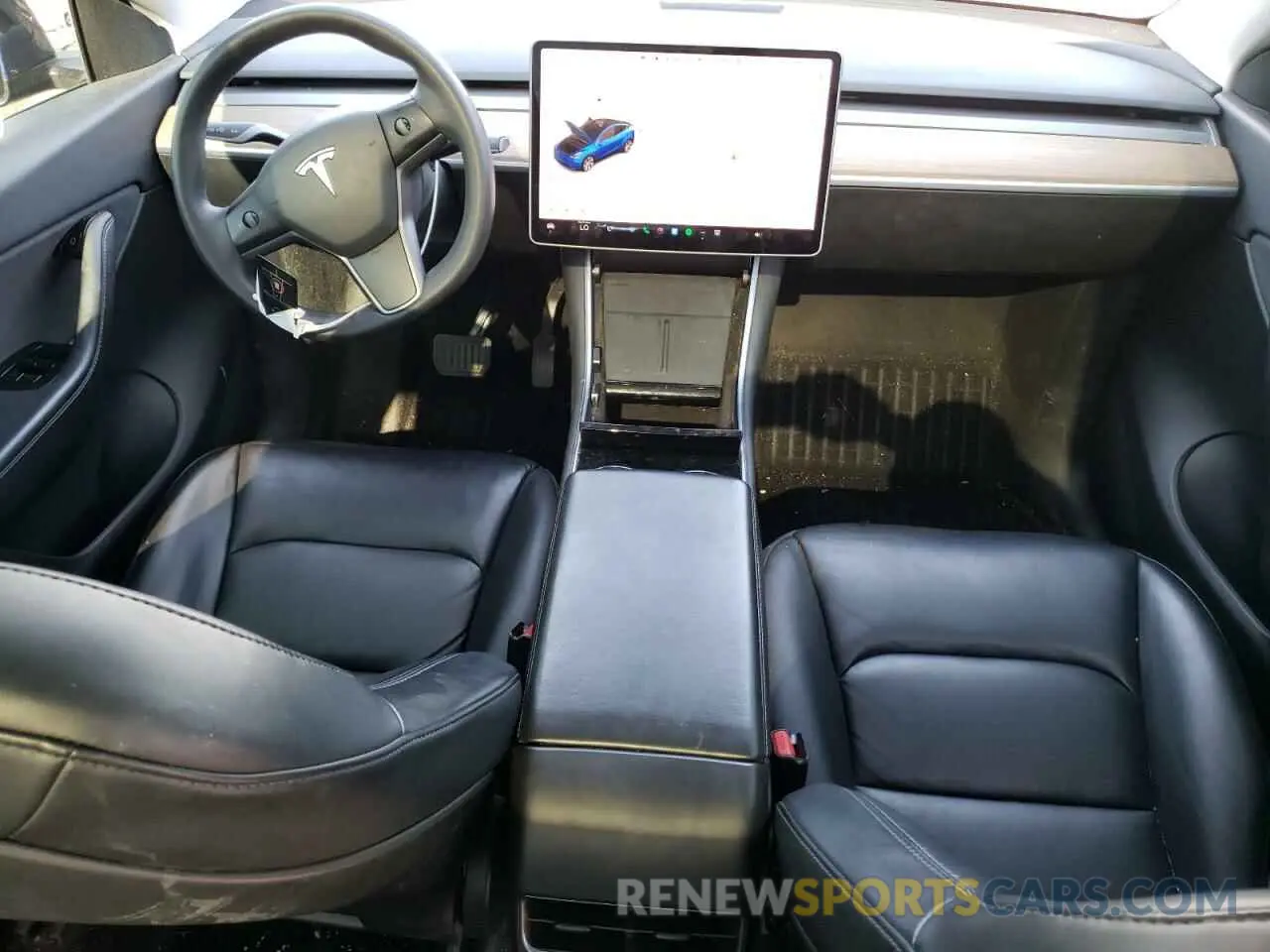 8 Photograph of a damaged car 5YJYGDEE5MF083880 TESLA MODEL Y 2021
