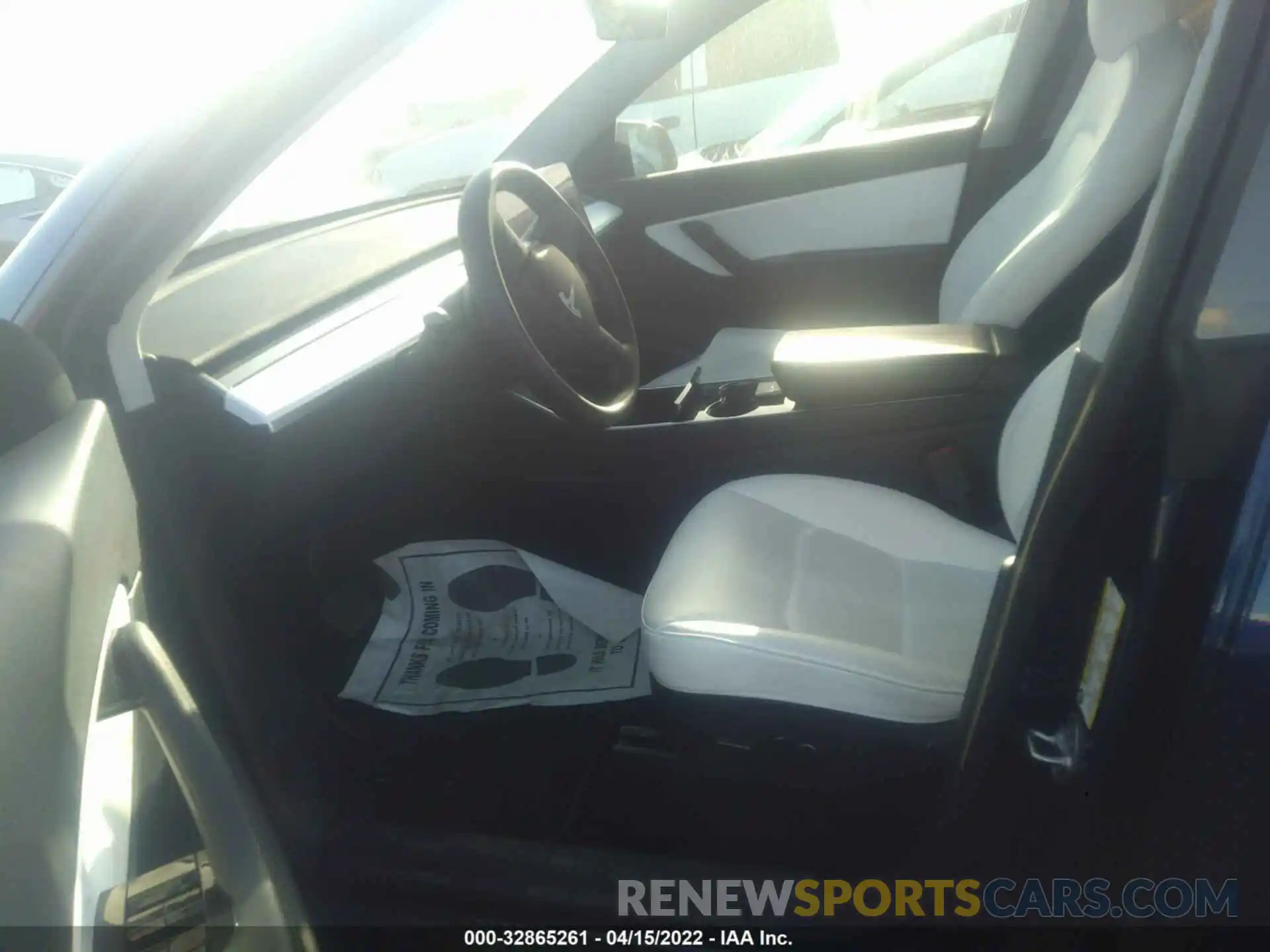 5 Photograph of a damaged car 5YJYGDEE5MF089159 TESLA MODEL Y 2021