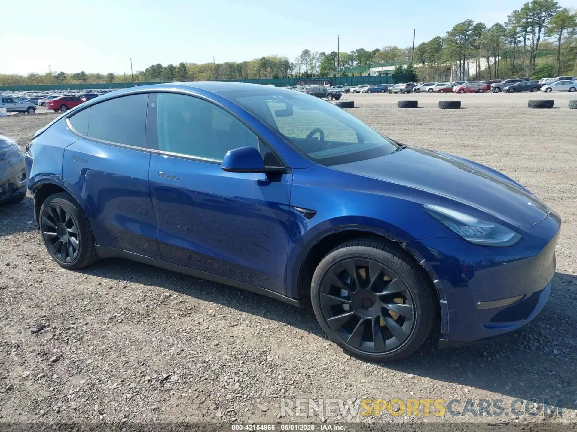 1 Photograph of a damaged car 5YJYGDEE5MF089548 TESLA MODEL Y 2021