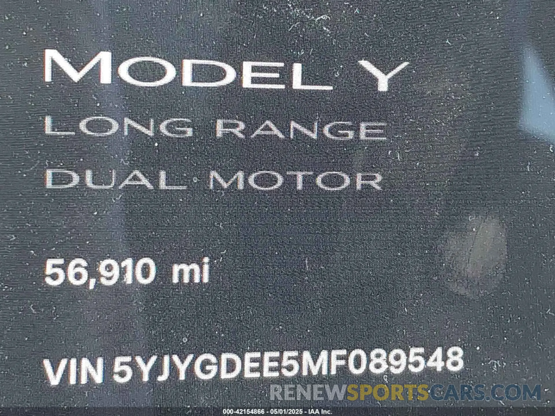 7 Photograph of a damaged car 5YJYGDEE5MF089548 TESLA MODEL Y 2021