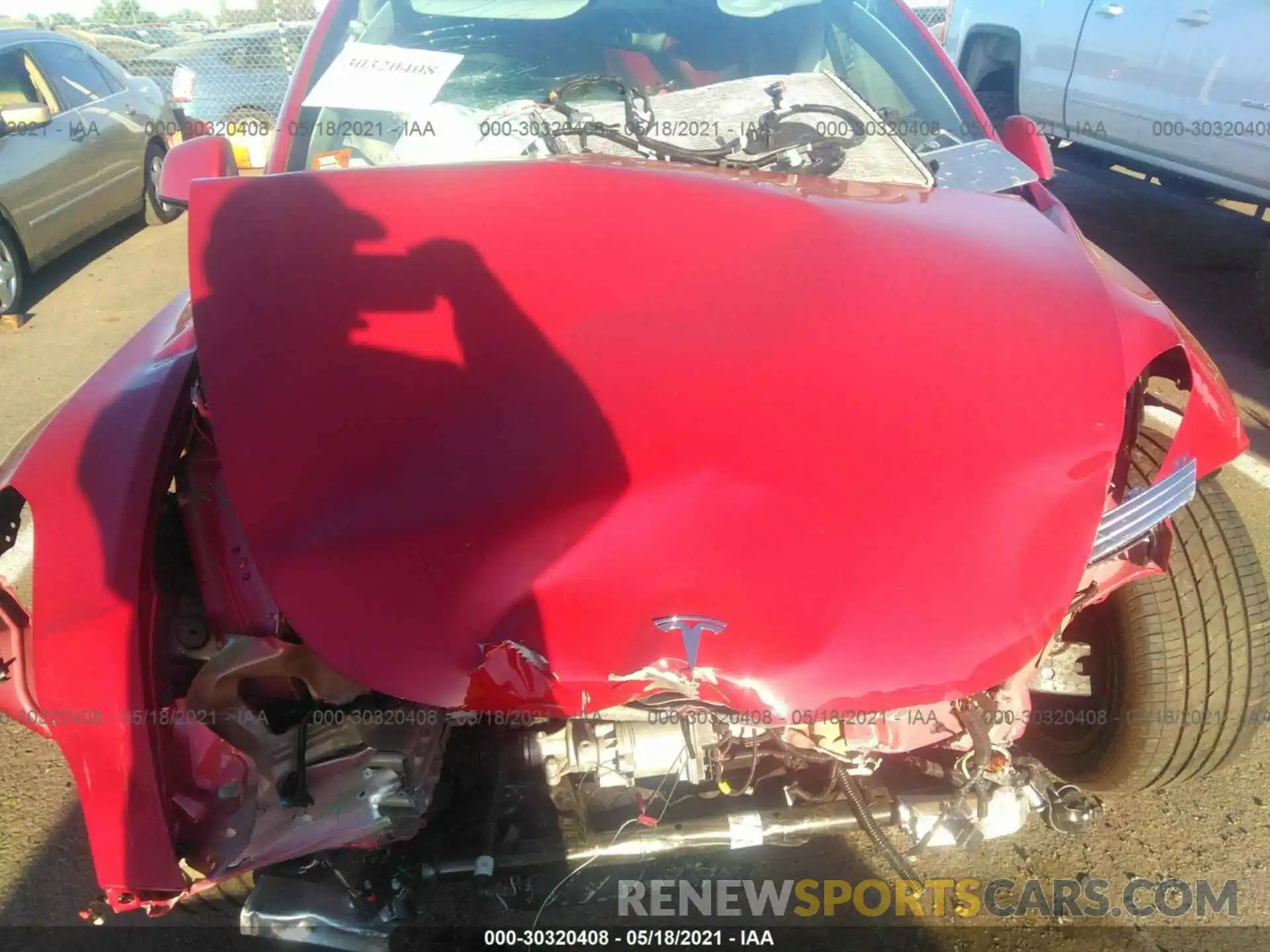 10 Photograph of a damaged car 5YJYGDEE5MF089789 TESLA MODEL Y 2021