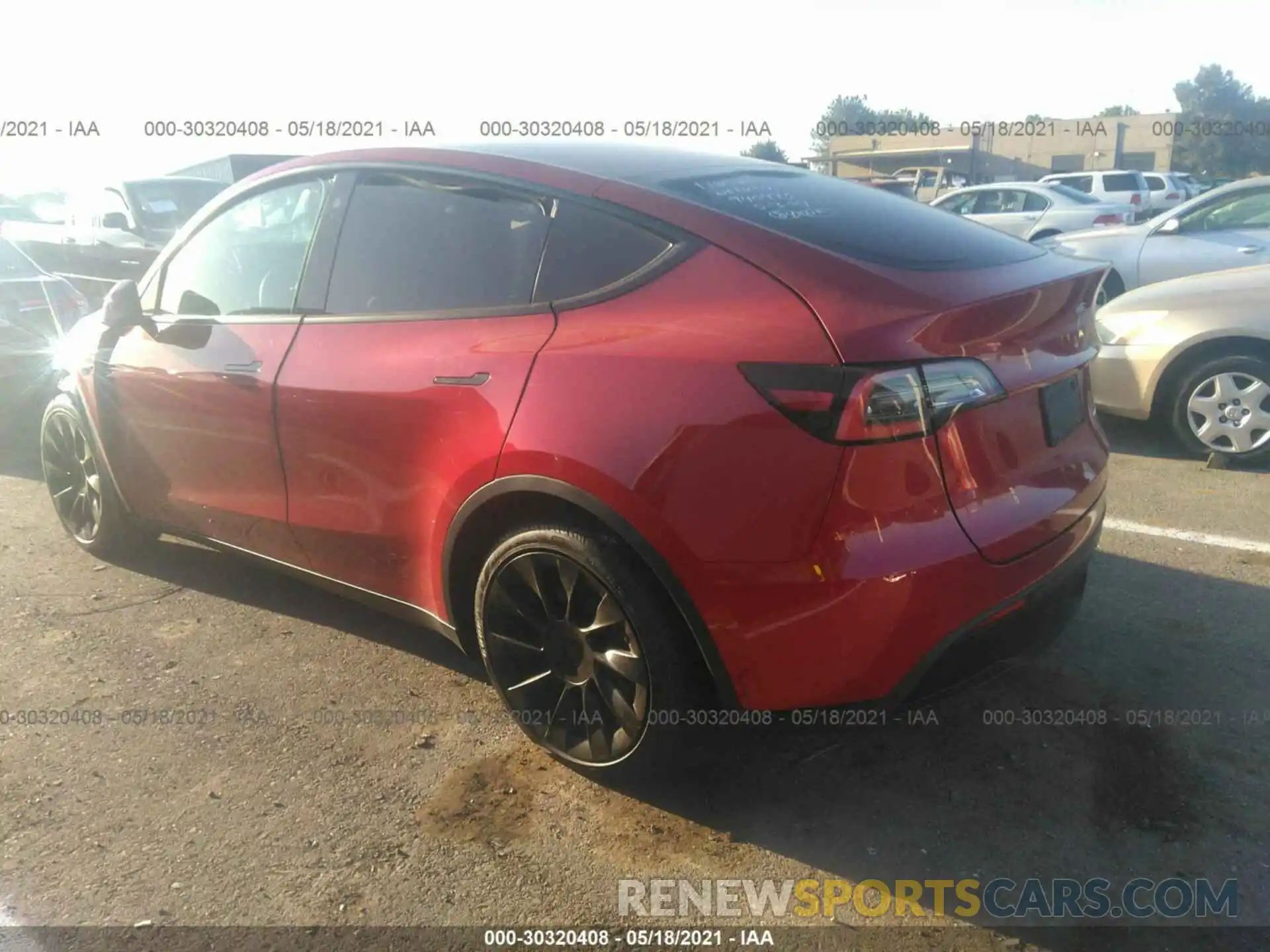 3 Photograph of a damaged car 5YJYGDEE5MF089789 TESLA MODEL Y 2021