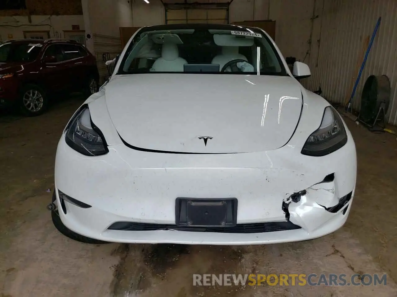 5 Photograph of a damaged car 5YJYGDEE5MF092949 TESLA MODEL Y 2021