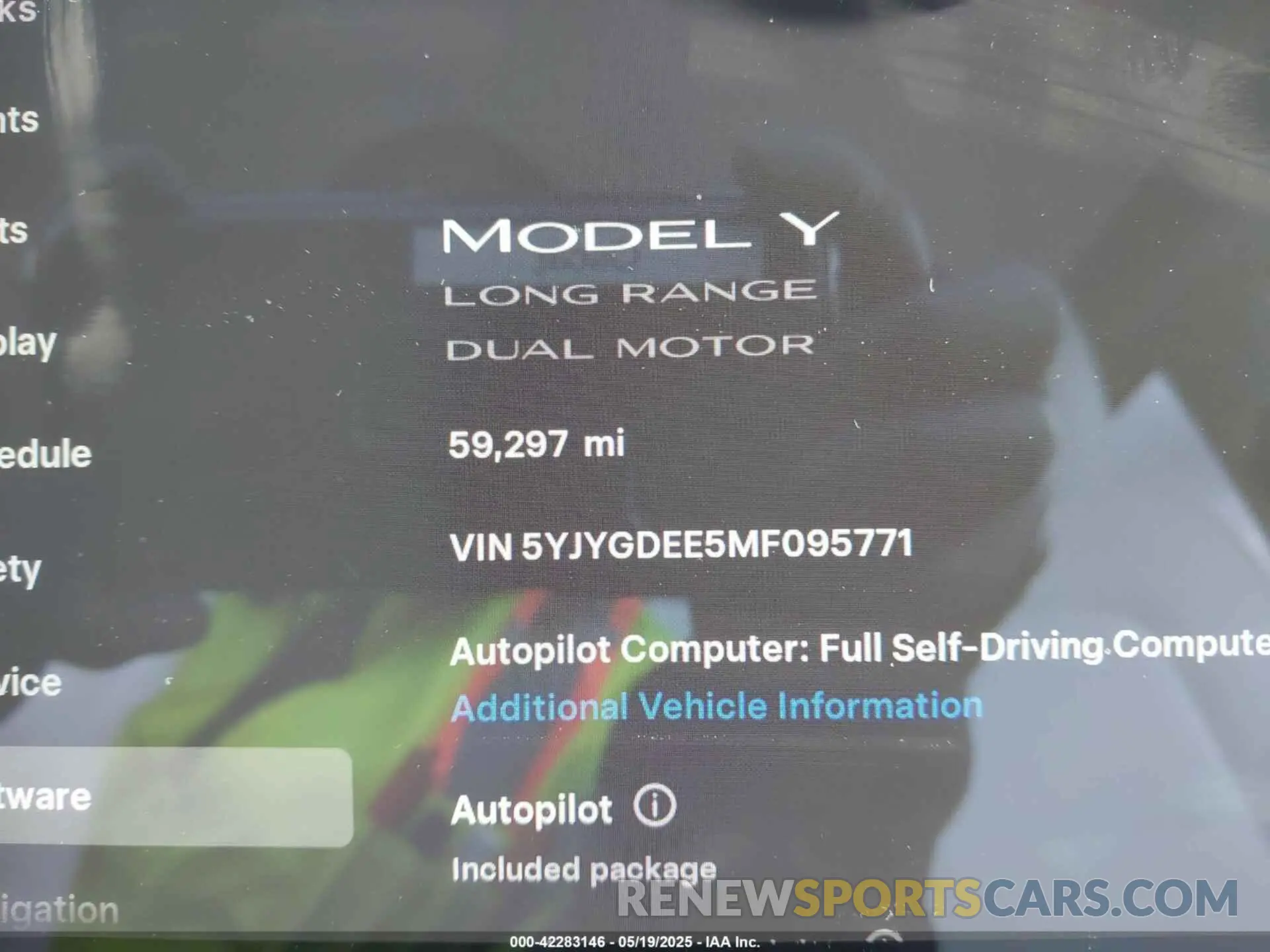 7 Photograph of a damaged car 5YJYGDEE5MF095771 TESLA MODEL Y 2021